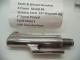KS6613 Smith & Wesson K Frame Model 66 Barrel 4" Pinned Used .357 Magnum
