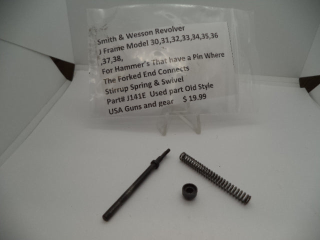 Smith & Wesson Part# 141E  Smith & Wesson Revolver J Frame Multiple Model STIRRUP SPRING and SWIVEL Part 000000000