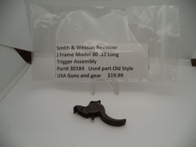 Part#30184 Smith & Wesson J Frame Model 30 .32 Long Trigger Assembly