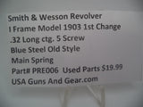 PRE006 Smith & Wesson I Frame Model 1903 1st Change .Blue Steel Main Spring 32 Caliber Used