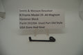 Smith & Wesson N Frame Model 29 44 Magnum Hammer Block used part, displayed on a white background with a label providing product details.