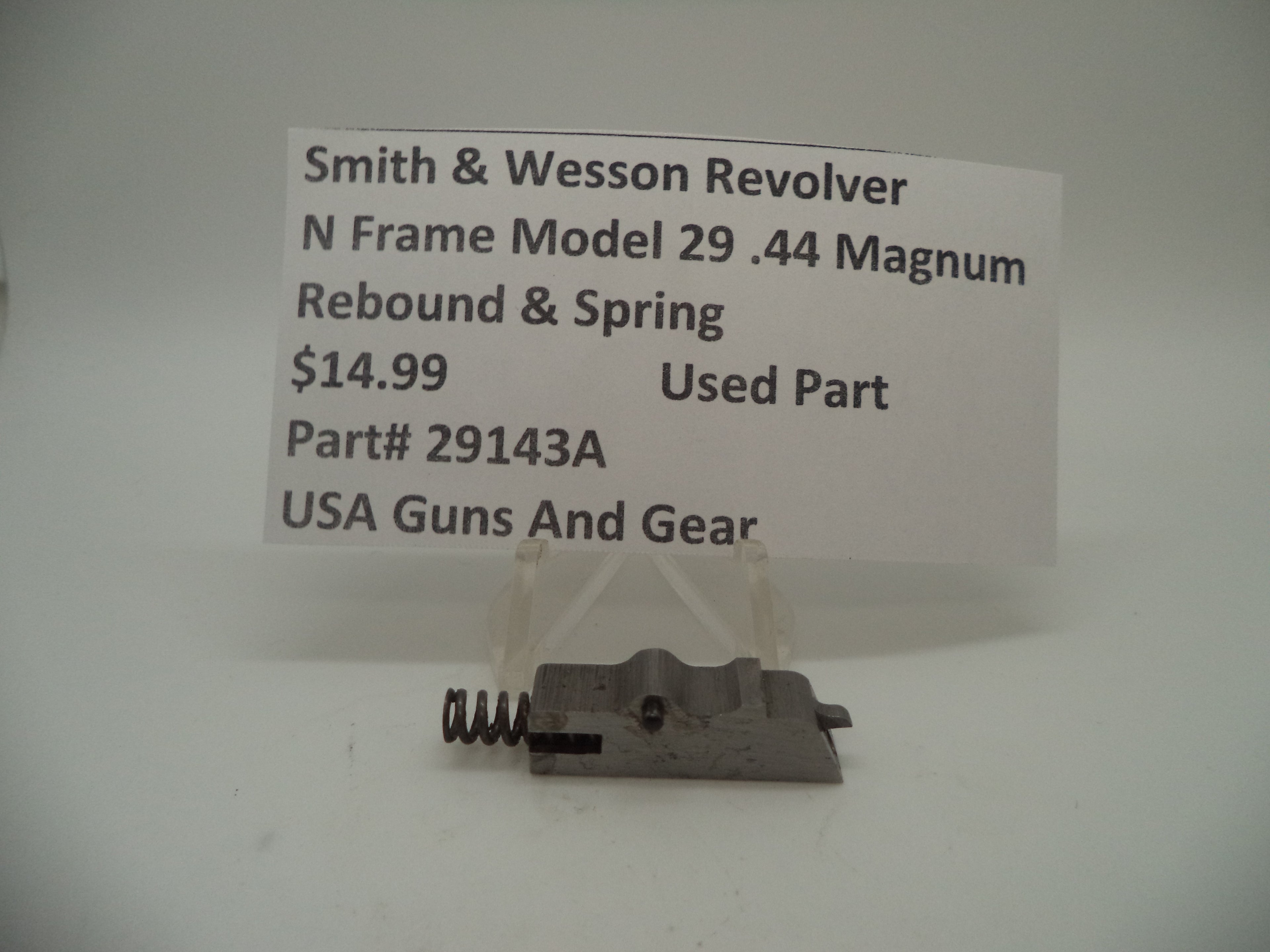 29143A Smith & Wesson N Frame Model 29 Rebound & Spring Used .44 Magnum