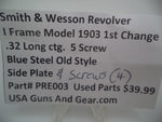 PRE003 Smith & Wesson I Frame Model 1903 1st Change .Blue Steel Side Plate & Screws 32 Caliber Used