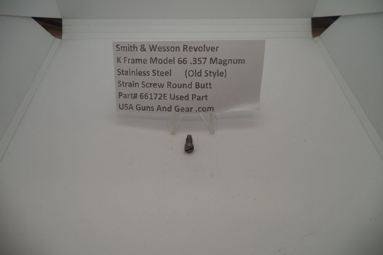 Smith & Wesson K Frame Model 66 Strain Screw Round Butt - Part# 66172E