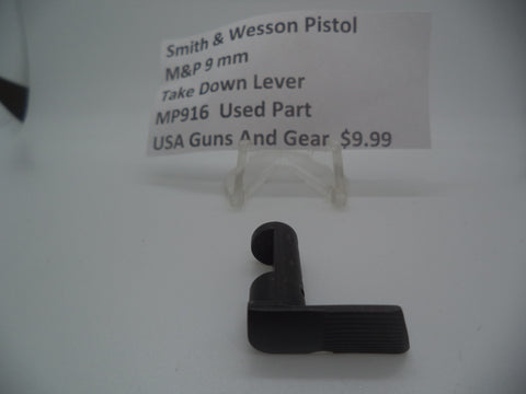 MP916 S&W Pistol M&P 9mm TAKE DOWN LEVER (Used Part)