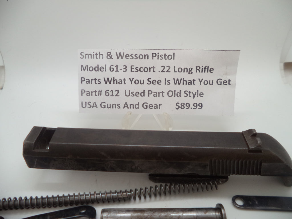 612 Smith & Wesson Model 61-3 Escort Parts Lot Used .22 Long Rifle