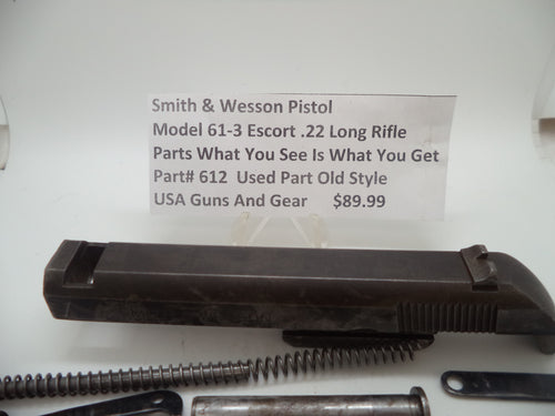 612 Smith & Wesson Model 61-3 Escort Parts Lot Used .22 Long Rifle