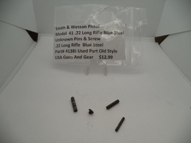 Smith & Wesson Model 41 Assorted Pins & Screws .22 LR 4138J