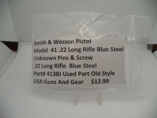 Smith & Wesson Model 41 Assorted Pins & Screws .22 LR 4138J