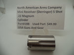 18B North American Arms Mini Revolver 5 Shot Cylinder (Used Part) .22 Magnum