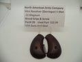 2B North American Arms Mini Revolver Wood Grips & Screw Used Part .22 Magnum
