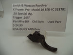 Pre184 Smith & Wesson K Frame Pre Model 10 M&P .265" Trigger .38 Special