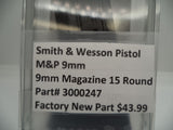 3000247 Smith & Wesson M&P 9mm Magazine 15rd.