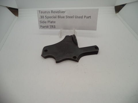TR3 Taurus Revolver .38 Special Side Plate Blue Steel Used Part