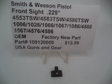 109120000 Smith & Wesson Pistol Front Sight .229" New