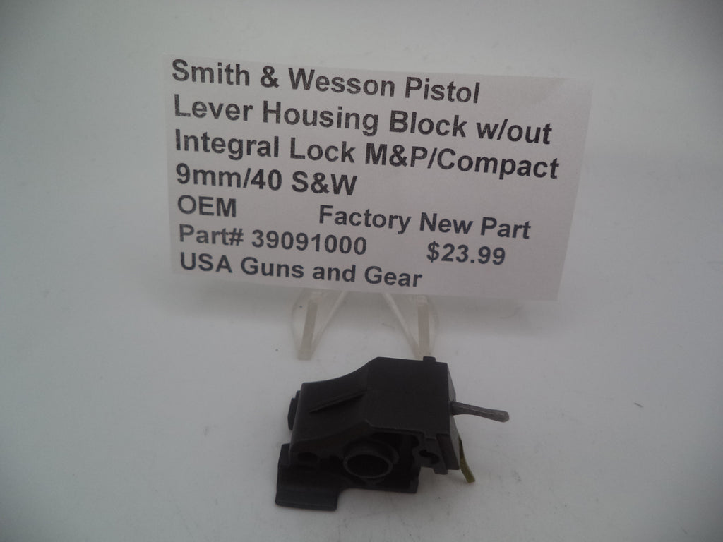 39091000 Smith & Wesson Pistol Lever Housing Block w/out Integral Lock