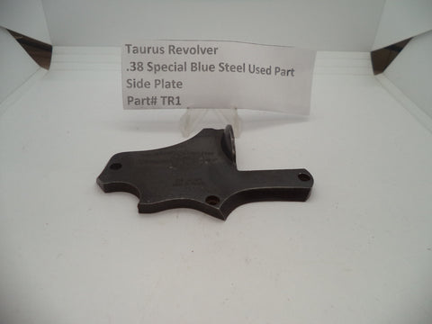 TR1 Taurus Revolver .38 Special Side Plate Blue Steel Used Part