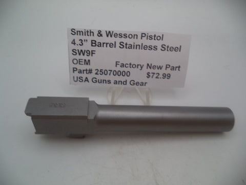 250700000 Smith & Wesson Pistol 4.3" Stainless Steel Barrel New