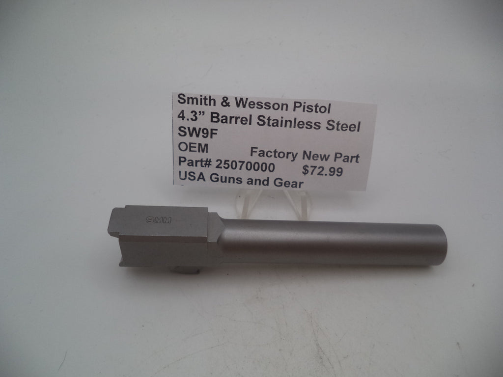 250700000 Smith & Wesson Pistol 4.3" Stainless Steel Barrel New