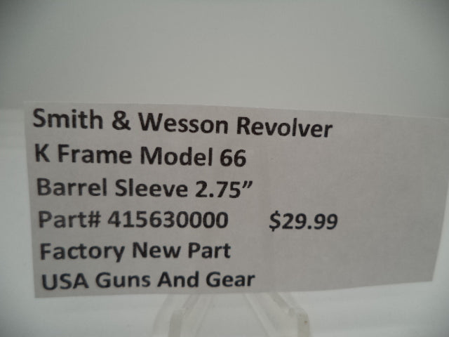 415630000 Smith & Wesson Revolver K Frame Model 66 Barrel Sleeve 2.75"