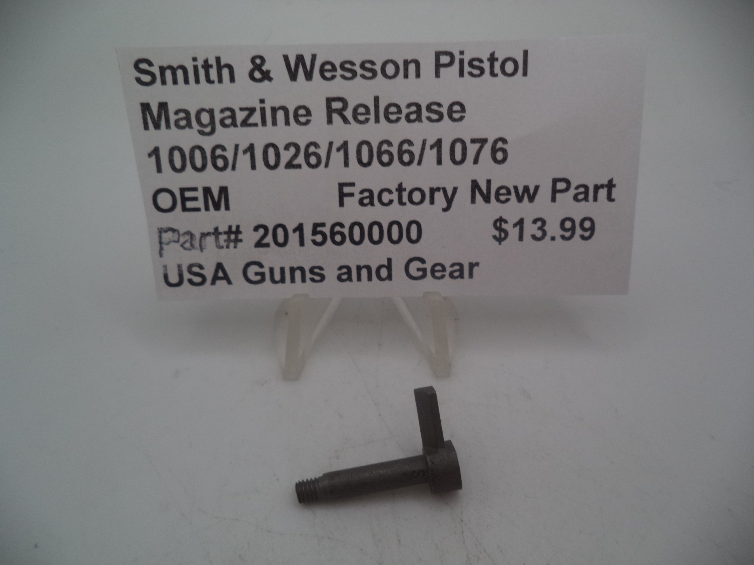 Smith & Wesson Pistol Magazine Release 10mm Models Factory New - 201560000