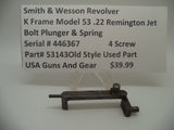 53143 Smith & Wesson K Frame Model 53 Bolt Spring & Plunger Used .22 Rem-Jet