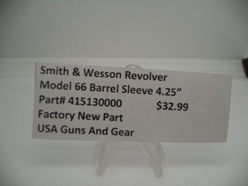 415130000 Smith & Wesson Revolver K Frame Model 66 Barrel Sleeve 4.25"
