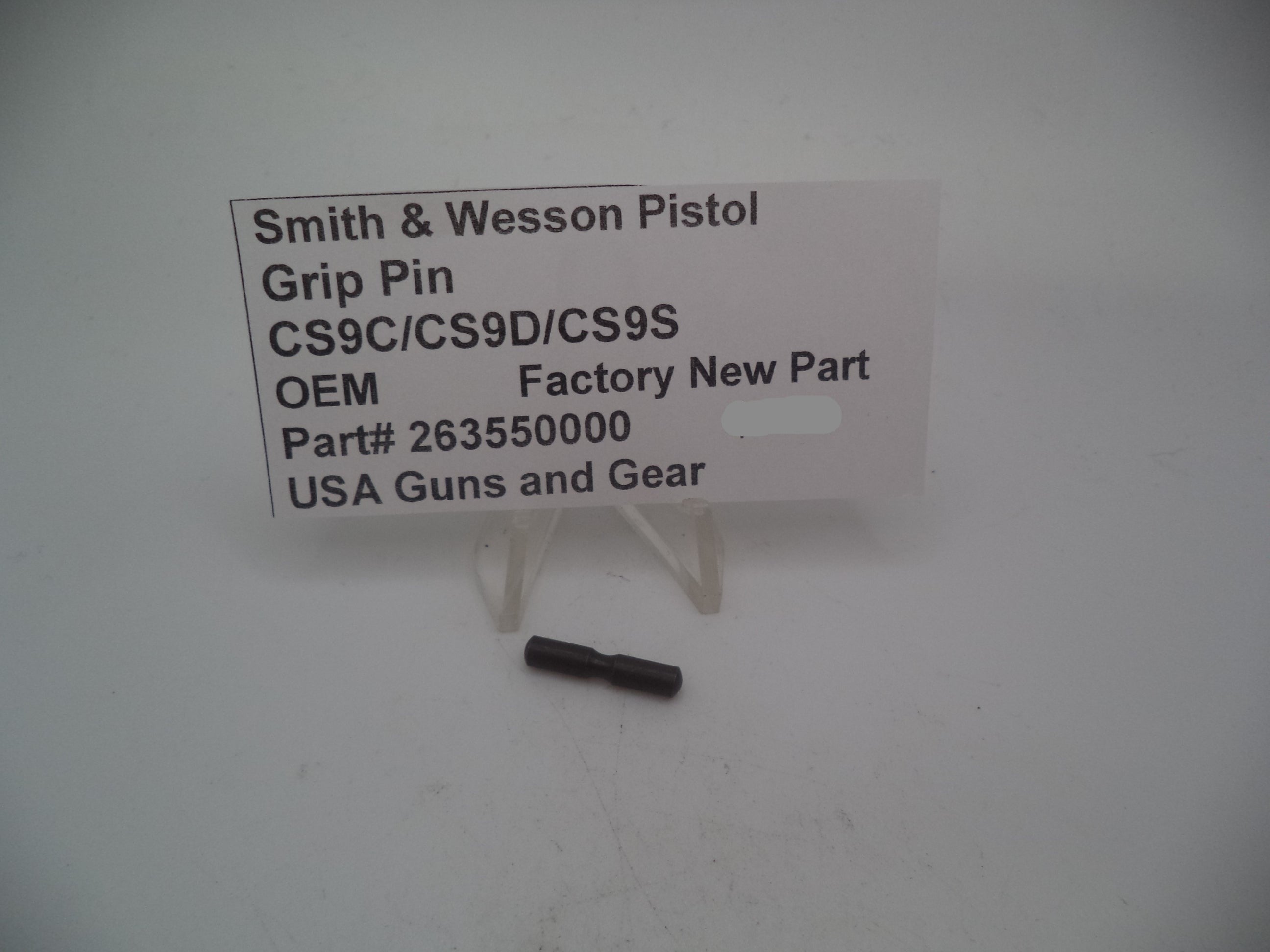 263550000 S&W Model CS9C CS9D CS9S Pistol Grip Pin
