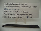 5376A Smith & Wesson K Frame Model 53 Main Spring Used .22 Rem-Jet