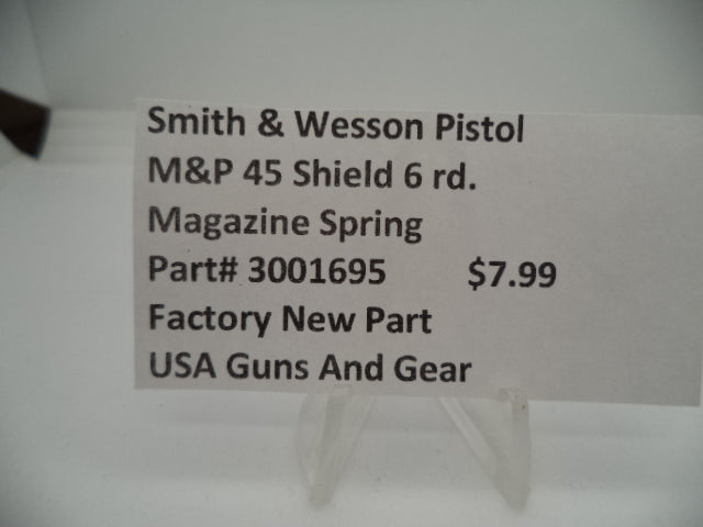 Smith & Wesson M&P Shield 45 Magazine Spring - 6 Round - Factory OEM 3001695