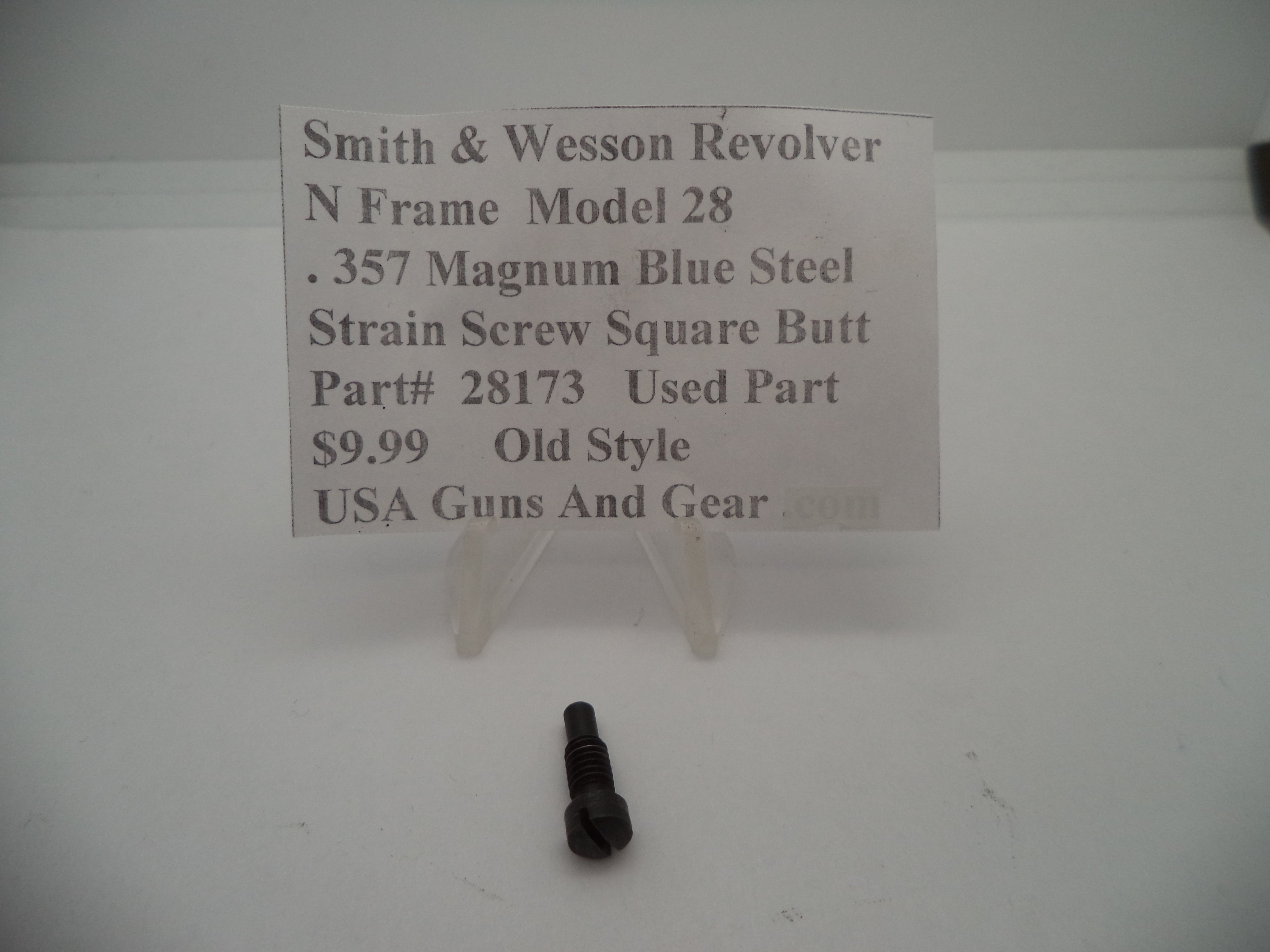 28173 Smith & Wesson N Frame Revolver Model 28 .357 Mag Strain Screw Square Butt