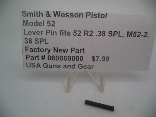 060660000 Smith & Wesson Pistol Model 52 Lever Pin New