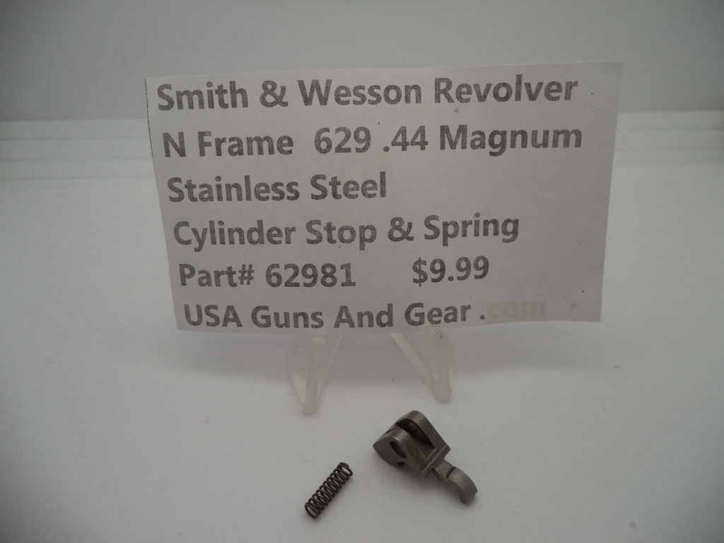 62981 S&W N Frame Revolver Model 629-6 Cylinder Stop & Spring