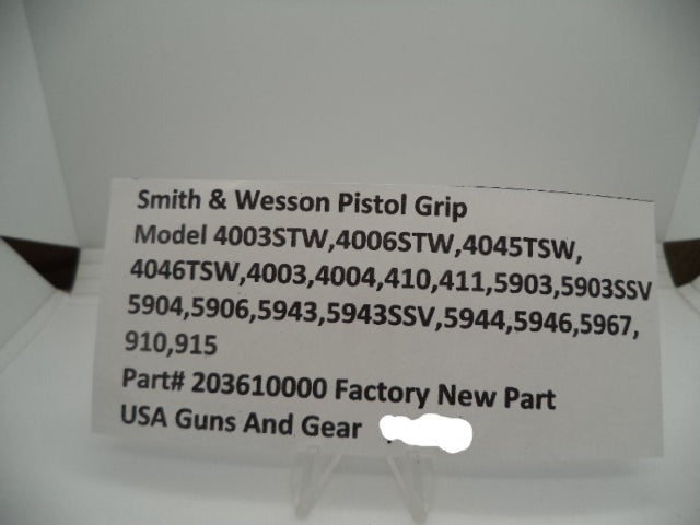 S&W Straight Grip 203610000 - Model 5906 5904 910 915 410