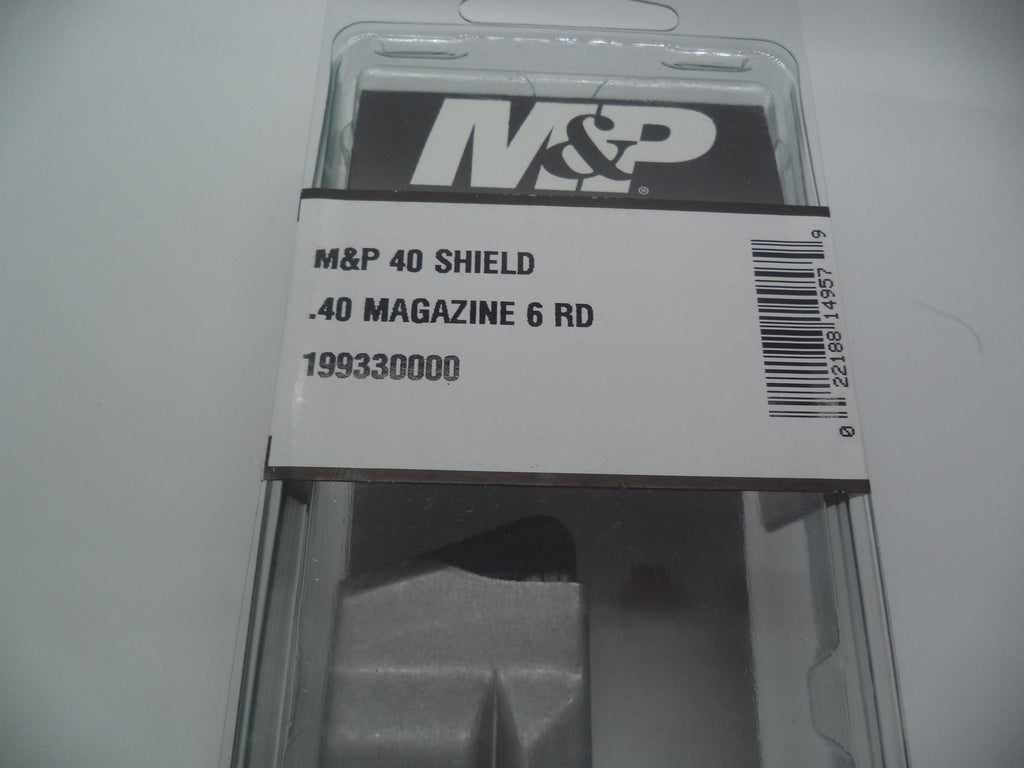 Smith & Wesson M&P Shield 40 Magazine - 6 Round .40 S&W - Factory OEM 199330000