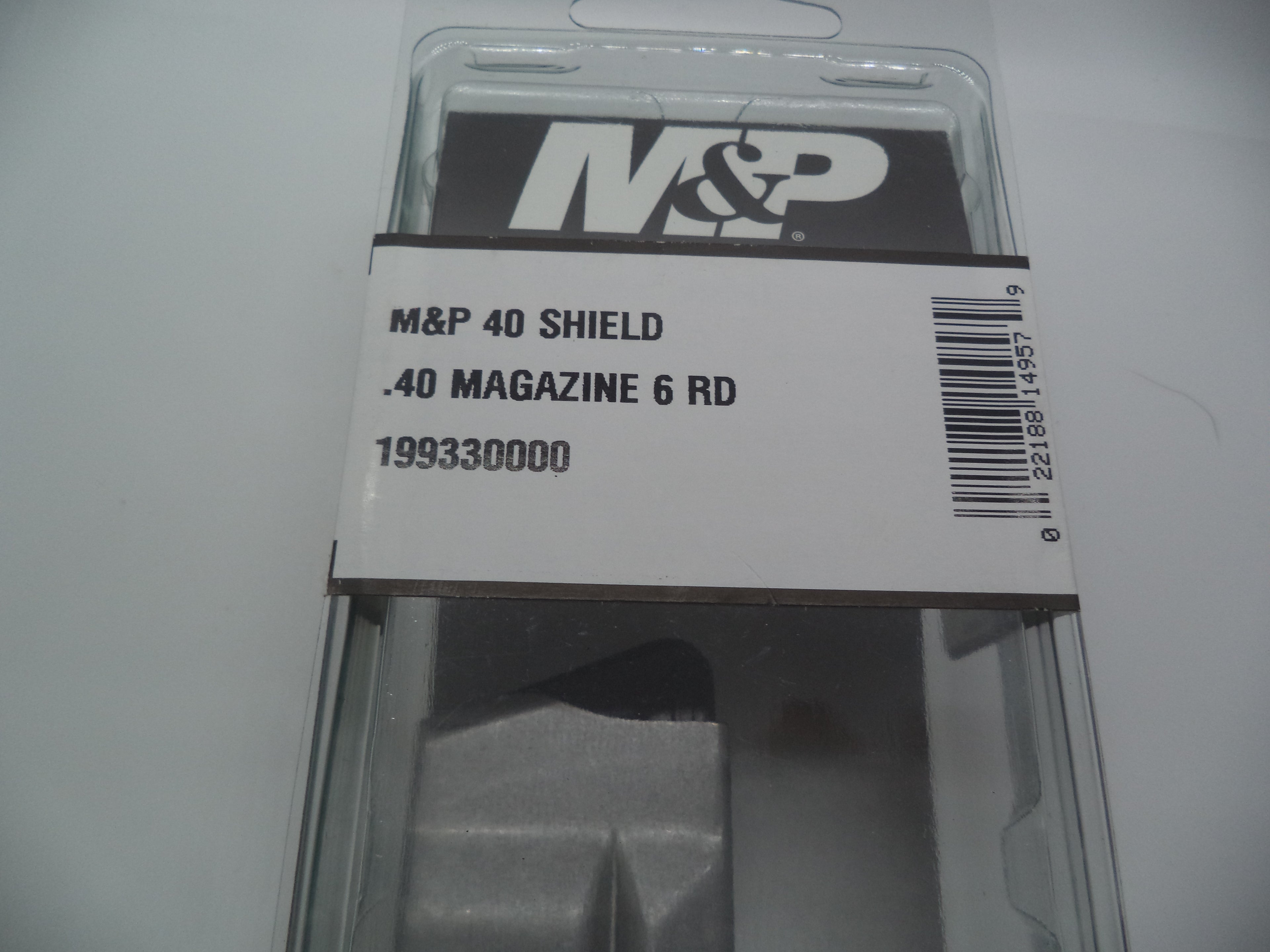 Smith & Wesson M&P Shield 40 Magazine - 6 Round .40 S&W - Factory OEM 199330000