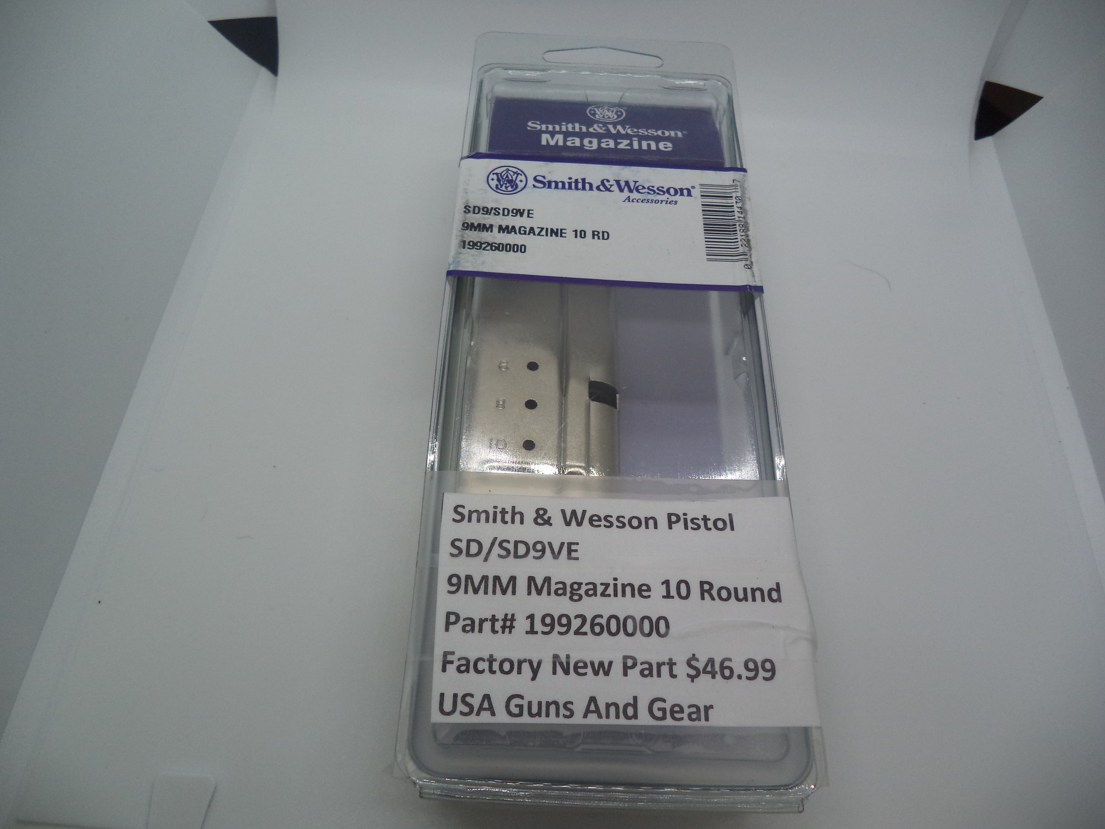 S&W SD9 VE 10-Round Magazine 9mm | OEM 199260000