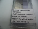 199260000 Smith & Wesson Pistol SD/SD9VE 9mm 10 Round Magazine Factory New M&P