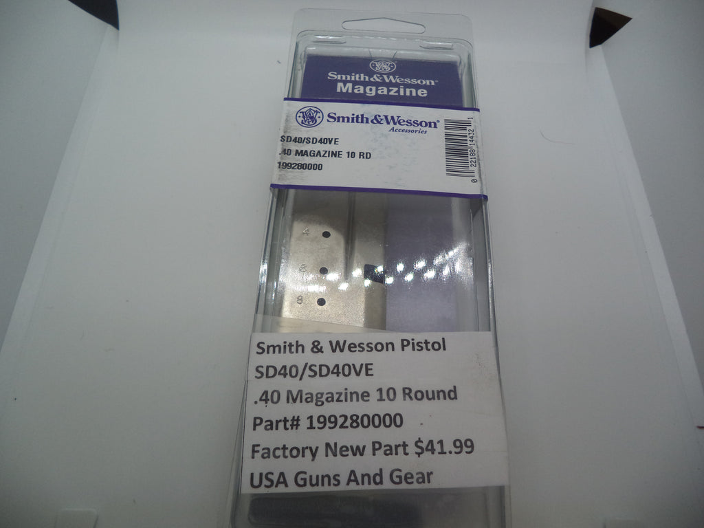 S&W SD40 VE 10-Round Magazine .40 S&W | OEM 199280000