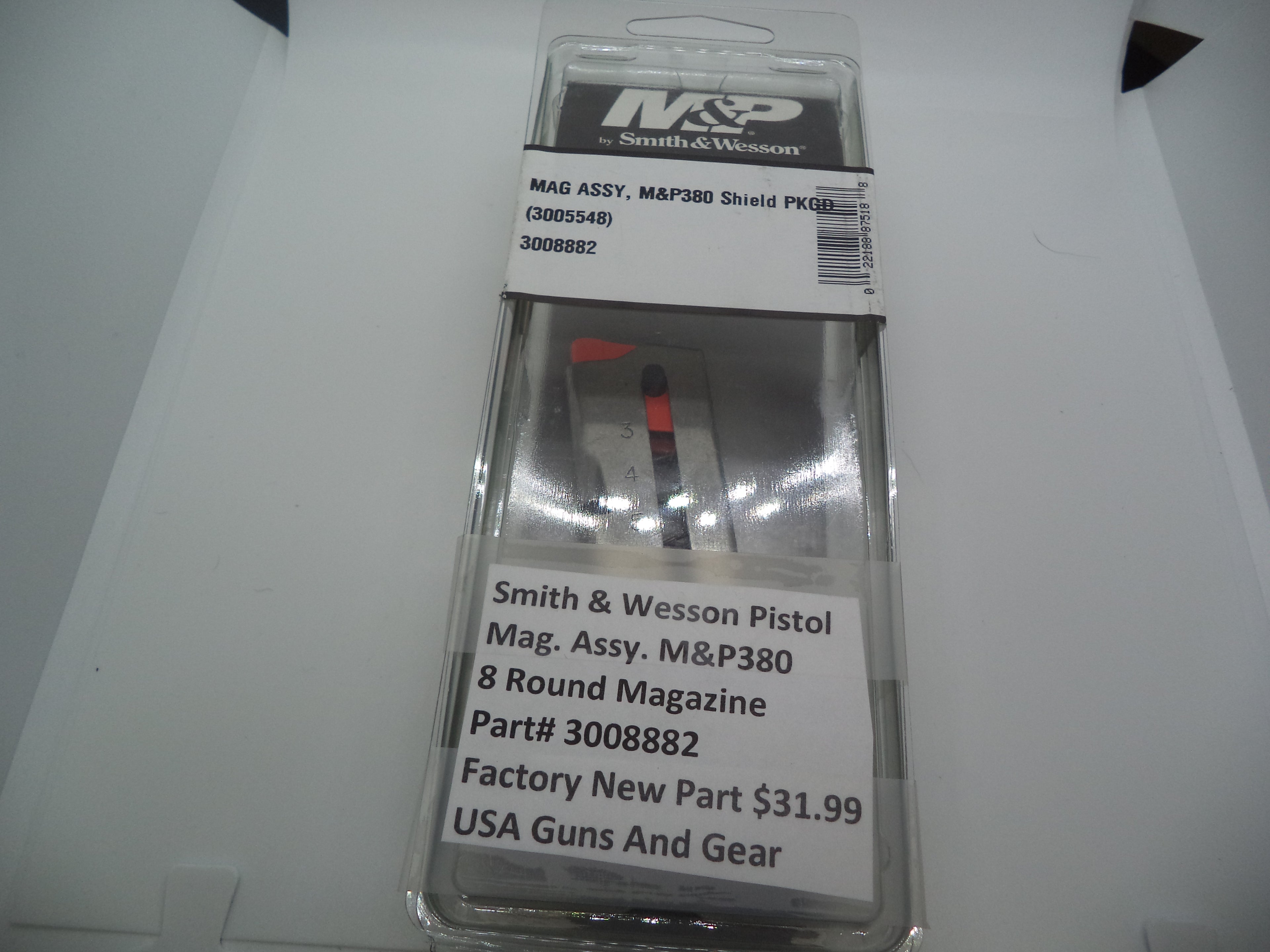 Smith & Wesson M&P 380 Shield EZ 8-Round Magazine 3008882