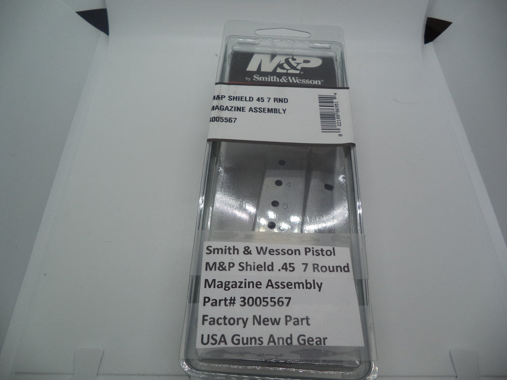S&W M&P Shield 45 Magazine 7 Round M2.0 & 1.0 | OEM 3005567