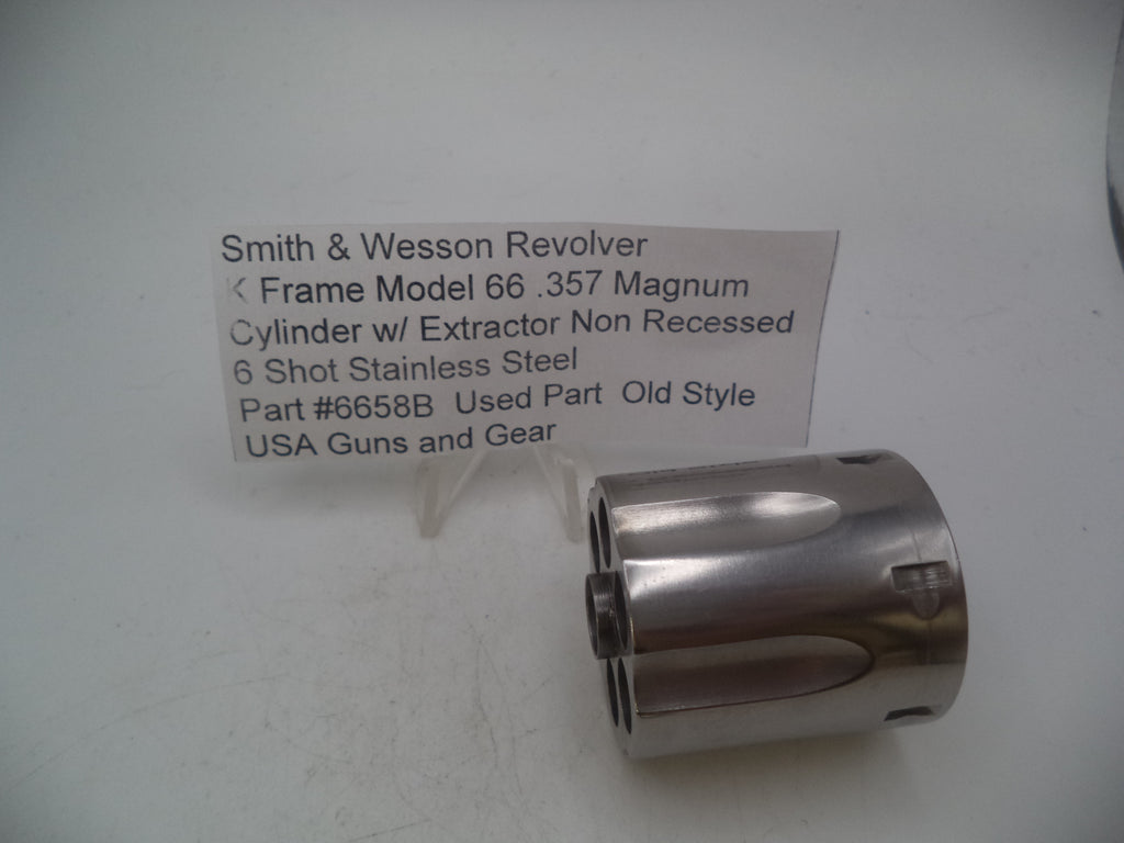 6658B Smith & Wesson K Frame Model 66 Cylinder Non-Recessed SS