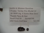 Pre179 Smith & Wesson I Frame Terrier Pre-Model 32 .38 S&W Thumb Piece & Nut