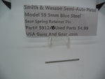 5912AB Smith & Wesson Pistol Model 59 9 MM Sear Spring Retainer Pin Used Parts