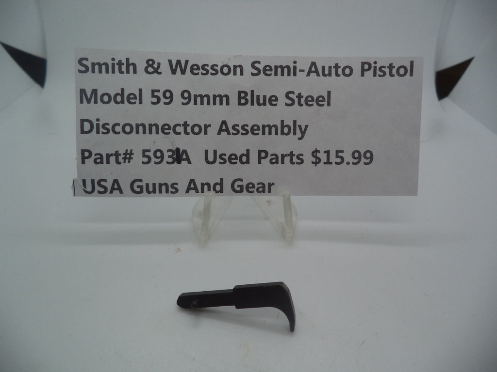 Part#5931A Smith Wesson Model 59 9MM Disconnector Assembly Used Blue Steel 9MM
