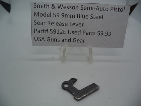 5912E Smith & Wesson Pistol Model 59 9 MM Sear Release Lever Used Parts