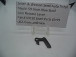 5912E Smith & Wesson Pistol Model 59 9 MM Sear Release Lever Used Parts