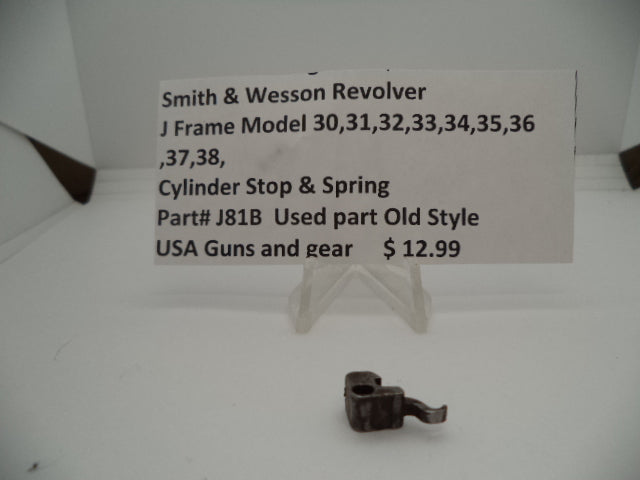 Smith & Wesson J81B Smith and Wesson Revolver J Frame 30-38 Cylinder Stop & Spring Part 000000000
