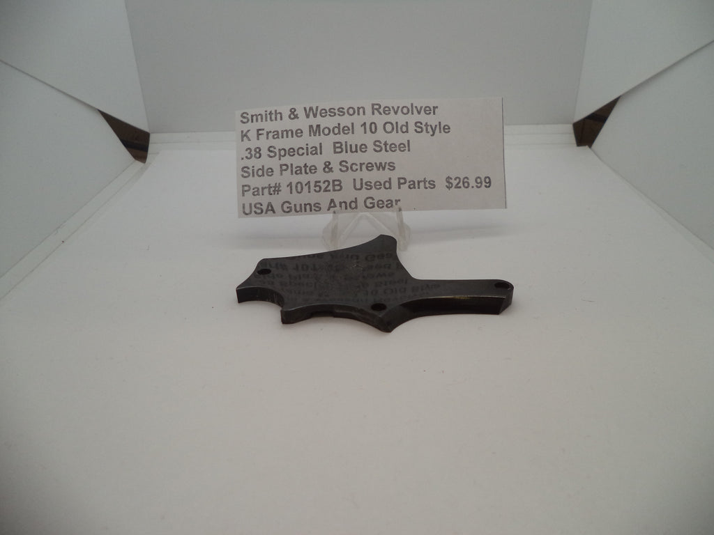 S&W K Frame Model 10 Side Plate & Screws .38 Special 10152B