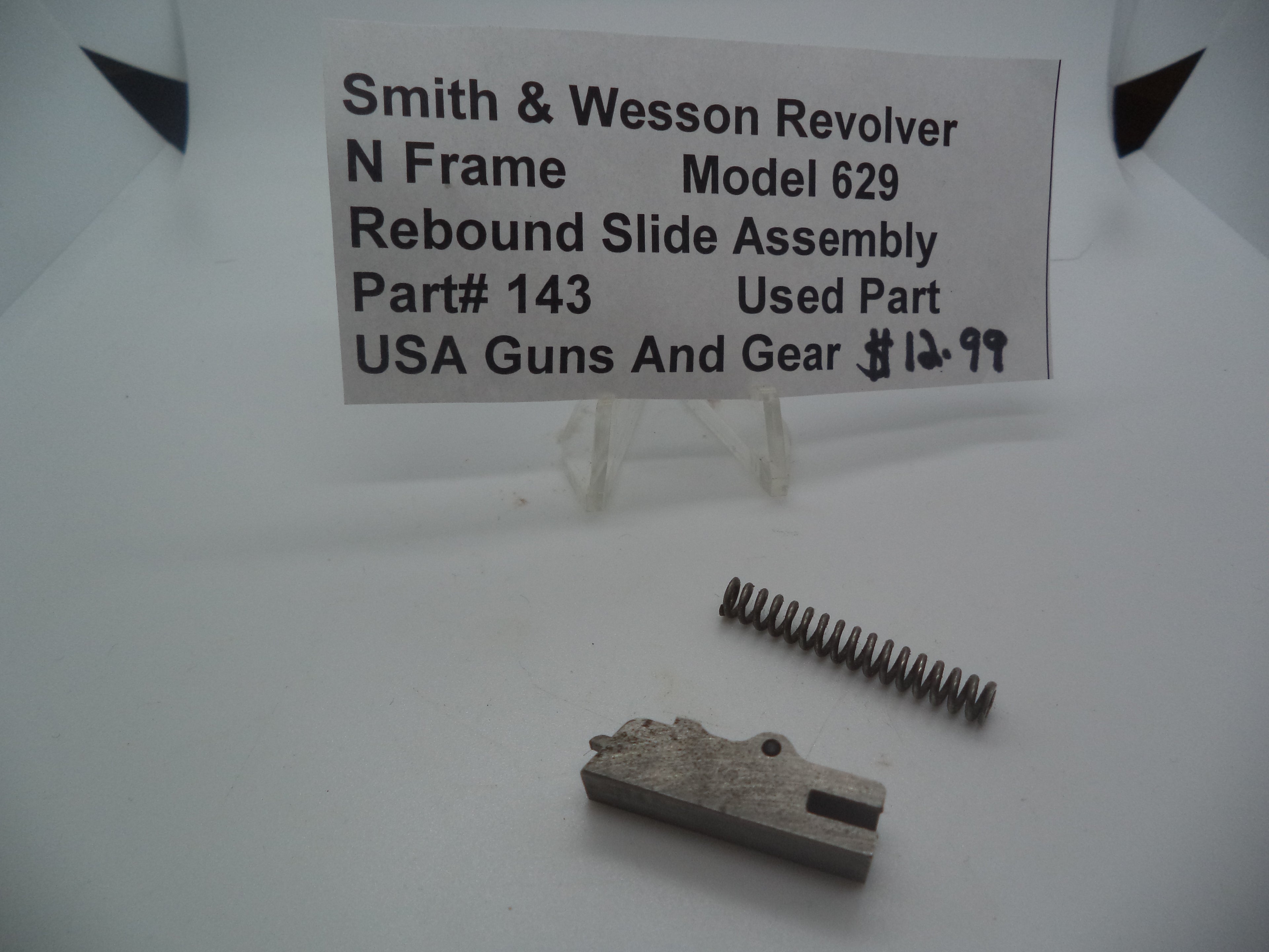 143 Smith & Wesson N Frame Revolver Model 629 Rebound Slide Assembly